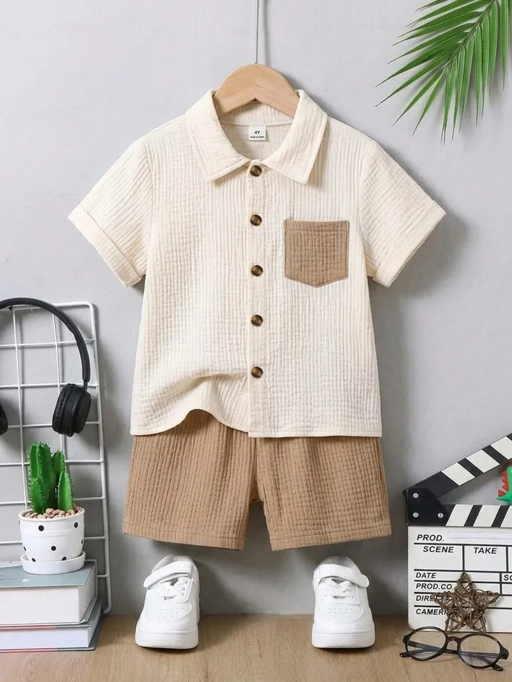 Veste en coton — Beige sable n°3
