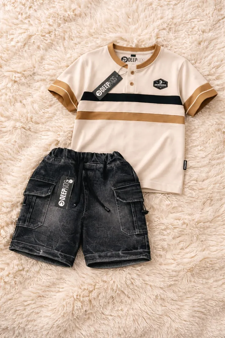 T-shirt en coton — Écru n°6