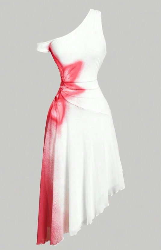 Robe en viscose — Écru