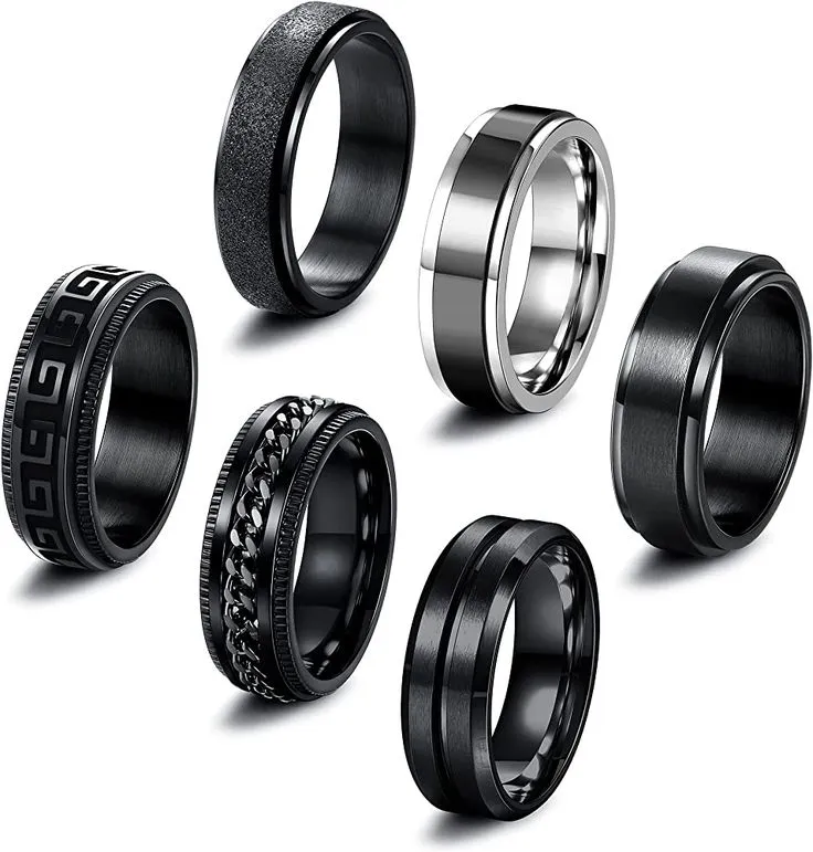 Bague acier — Tabac